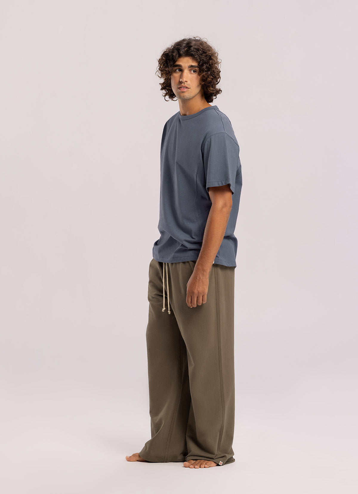 Circle short sleeve (For Men)_Grisaille