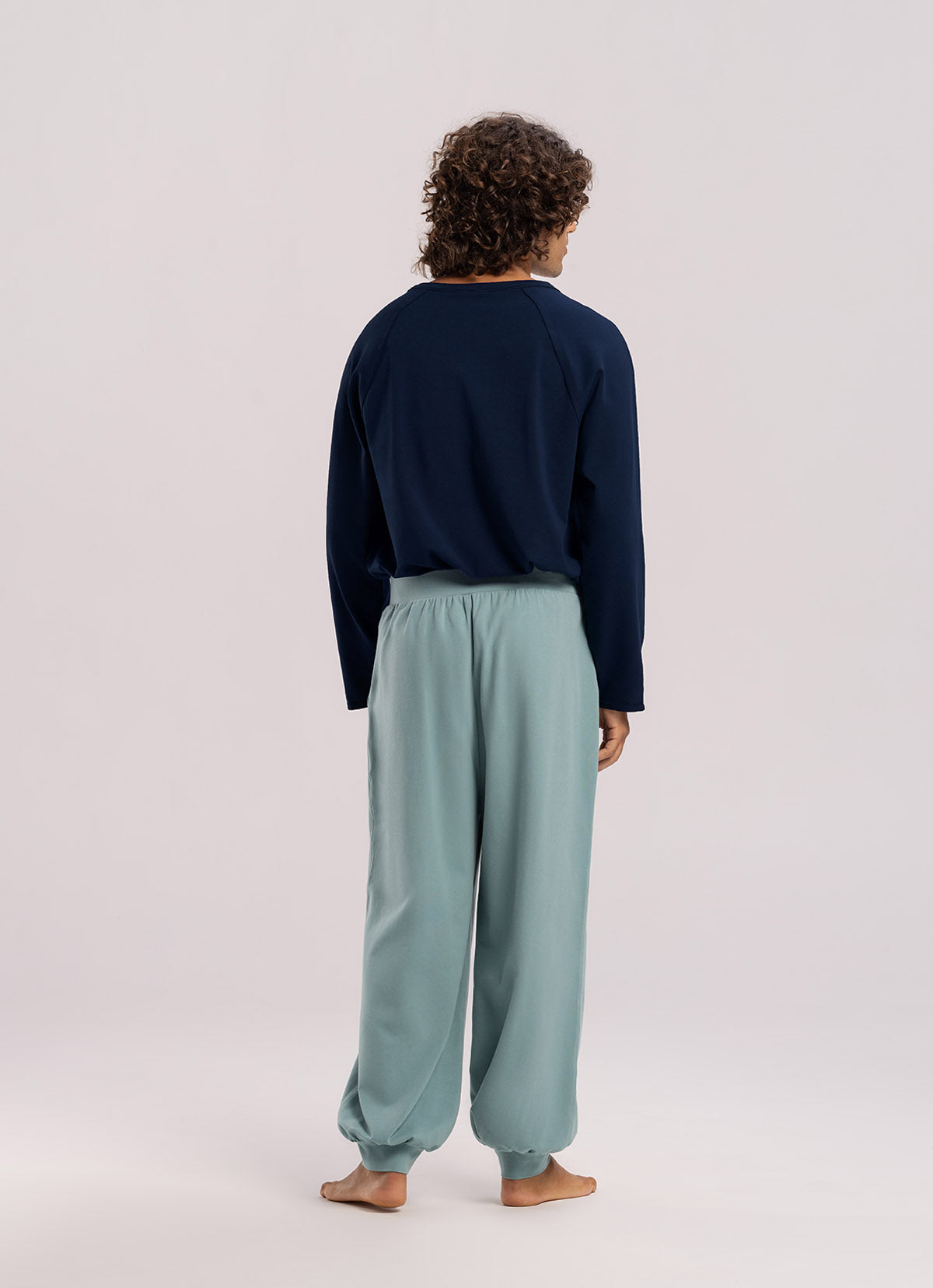 Deep Raglan long sleeve (For Men)_Maritime Blue