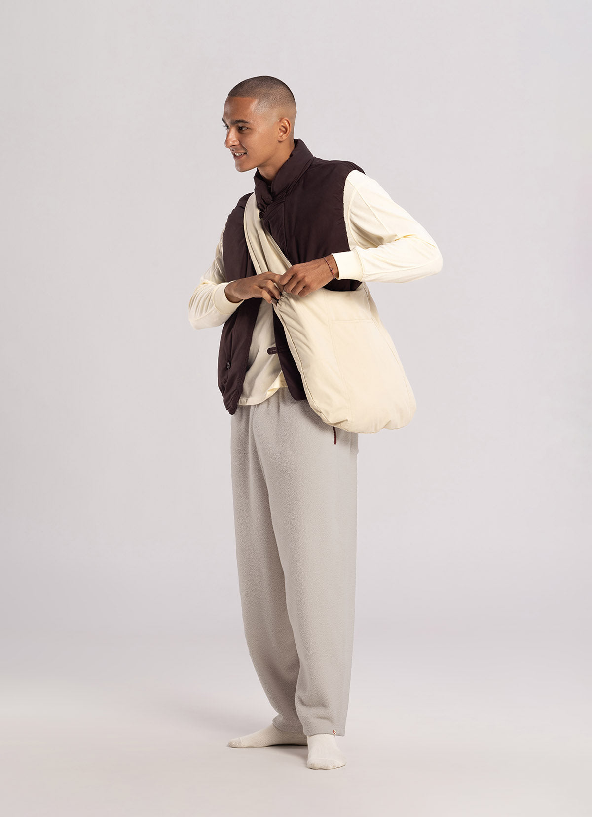 BM round bag_Beige