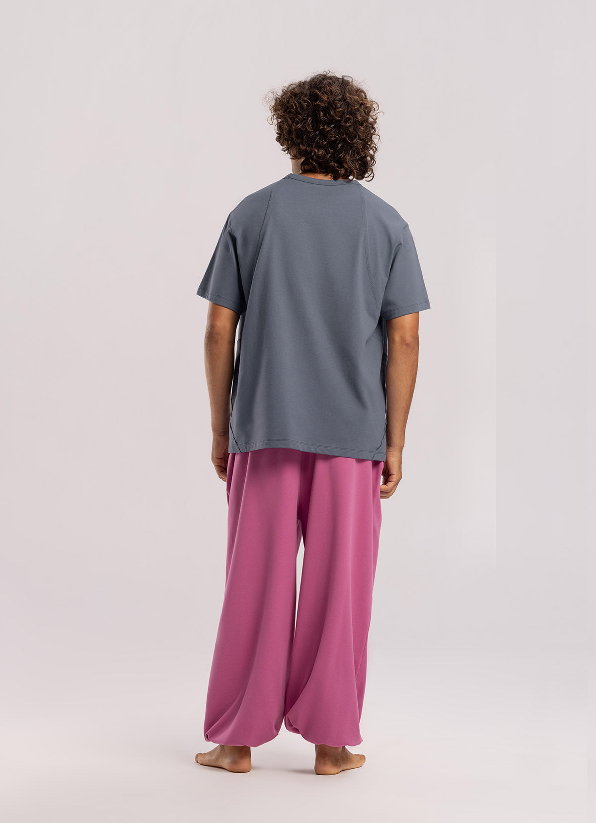 Circle short sleeve (For Men)_Grisaille