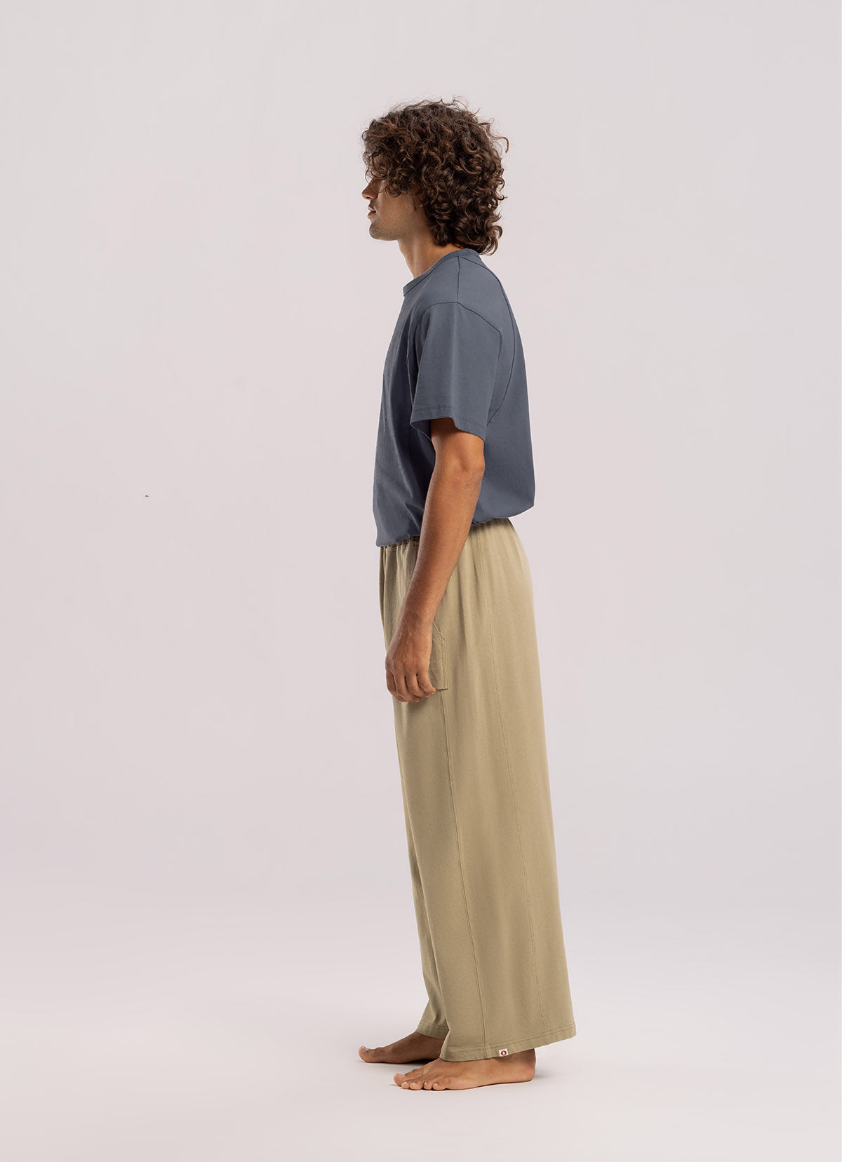 Circle short sleeve (For Men)_Grisaille