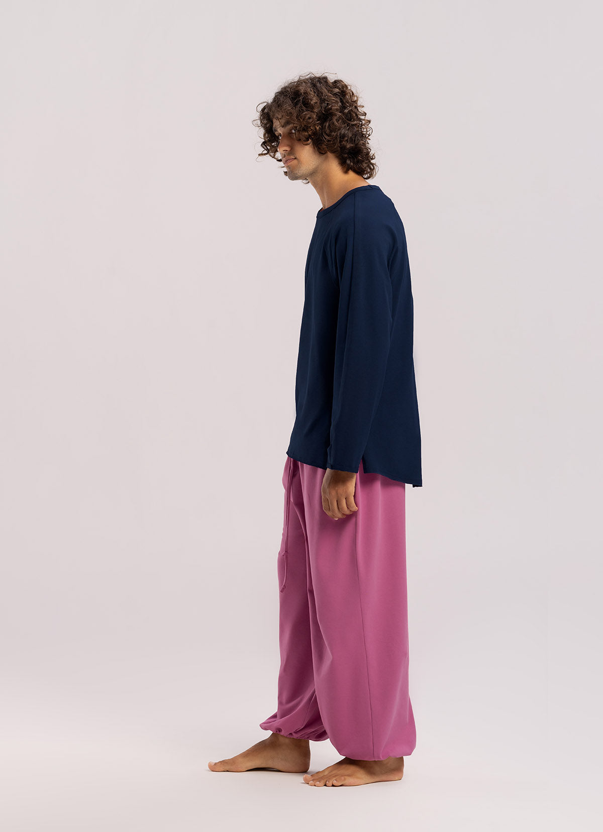 Deep Raglan long sleeve (For Men)_Maritime Blue
