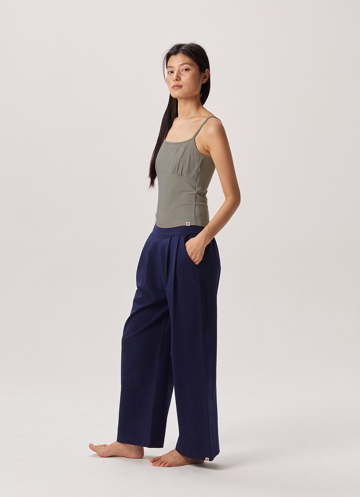 Little shirring tank top_London Fog