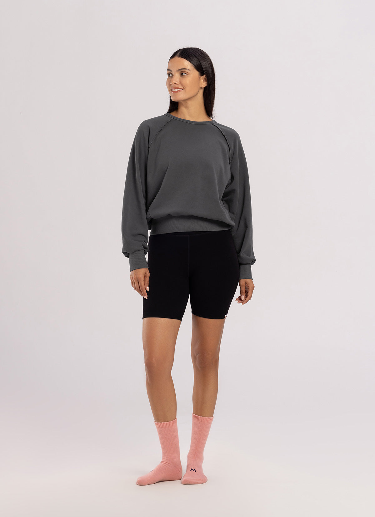 Lubang sweatshirt_Dark Grey