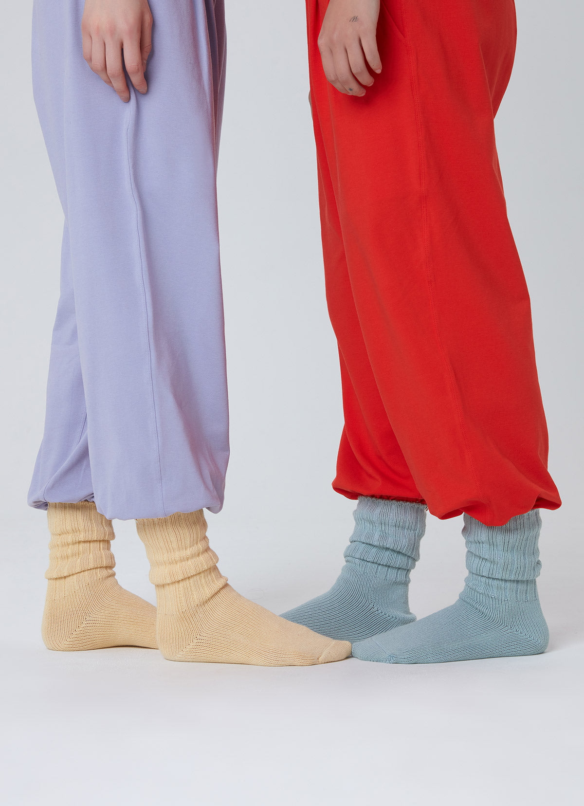 Bulky Rib ankle socks_dyed_Yellow