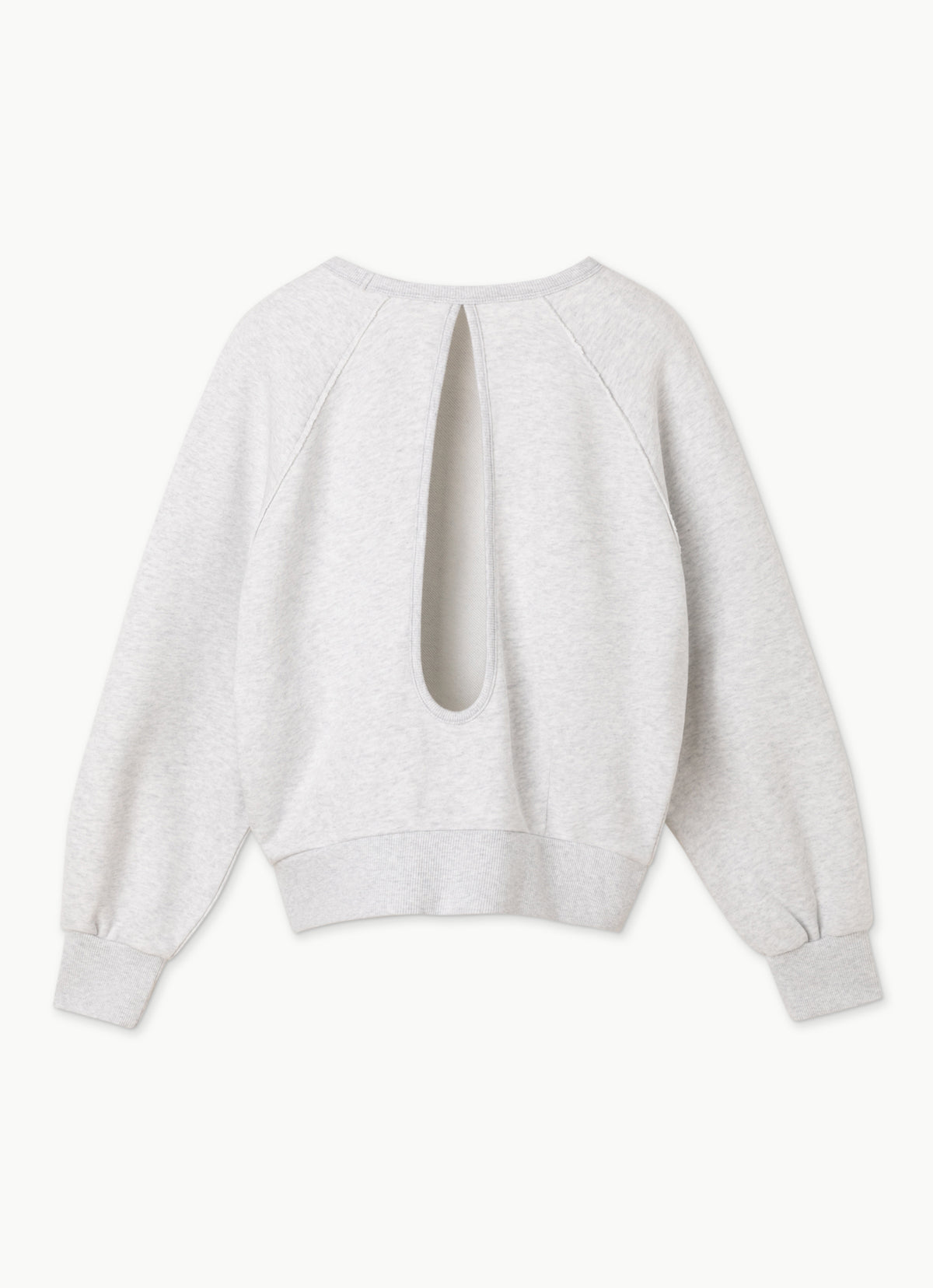 Lubang sweatshirt_Melange Grey