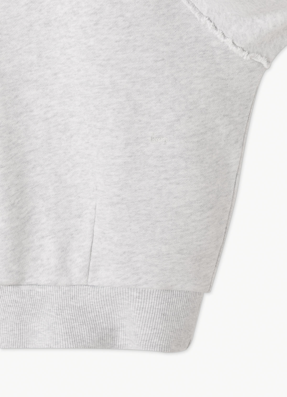 Lubang sweatshirt_Melange Grey