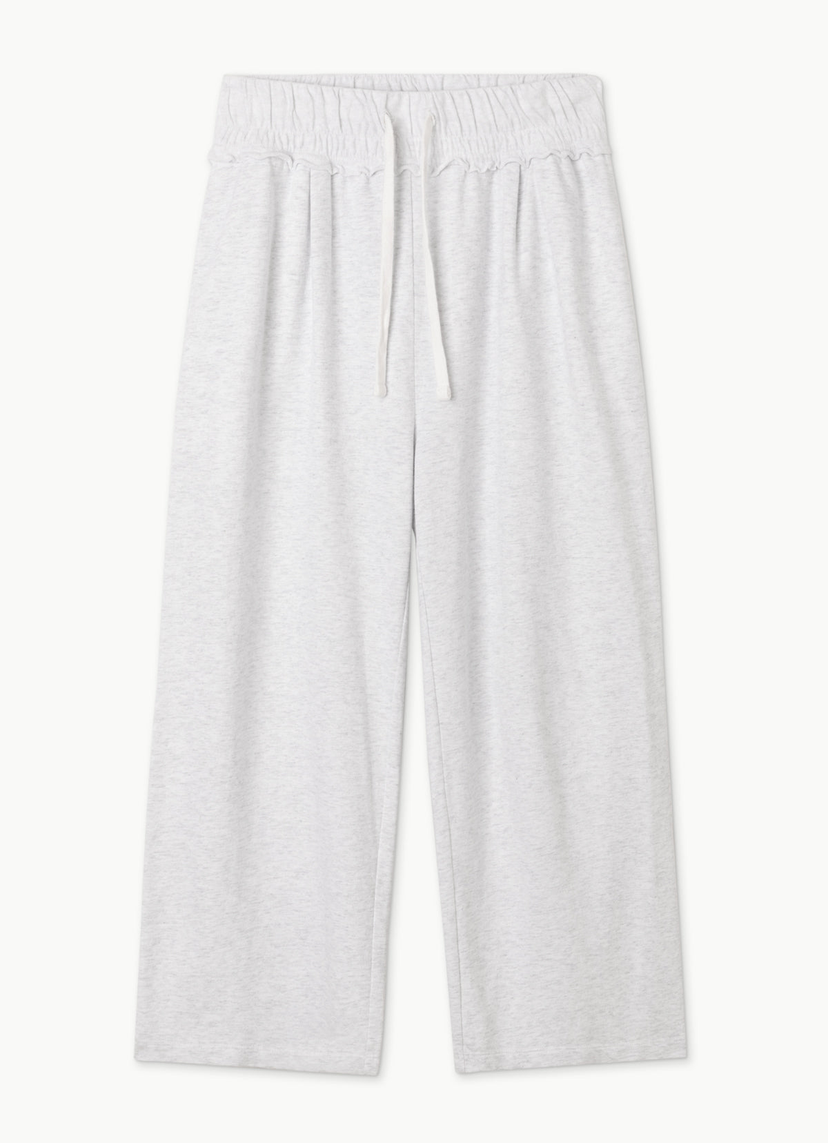 Loopy sweat pants_Melange Grey