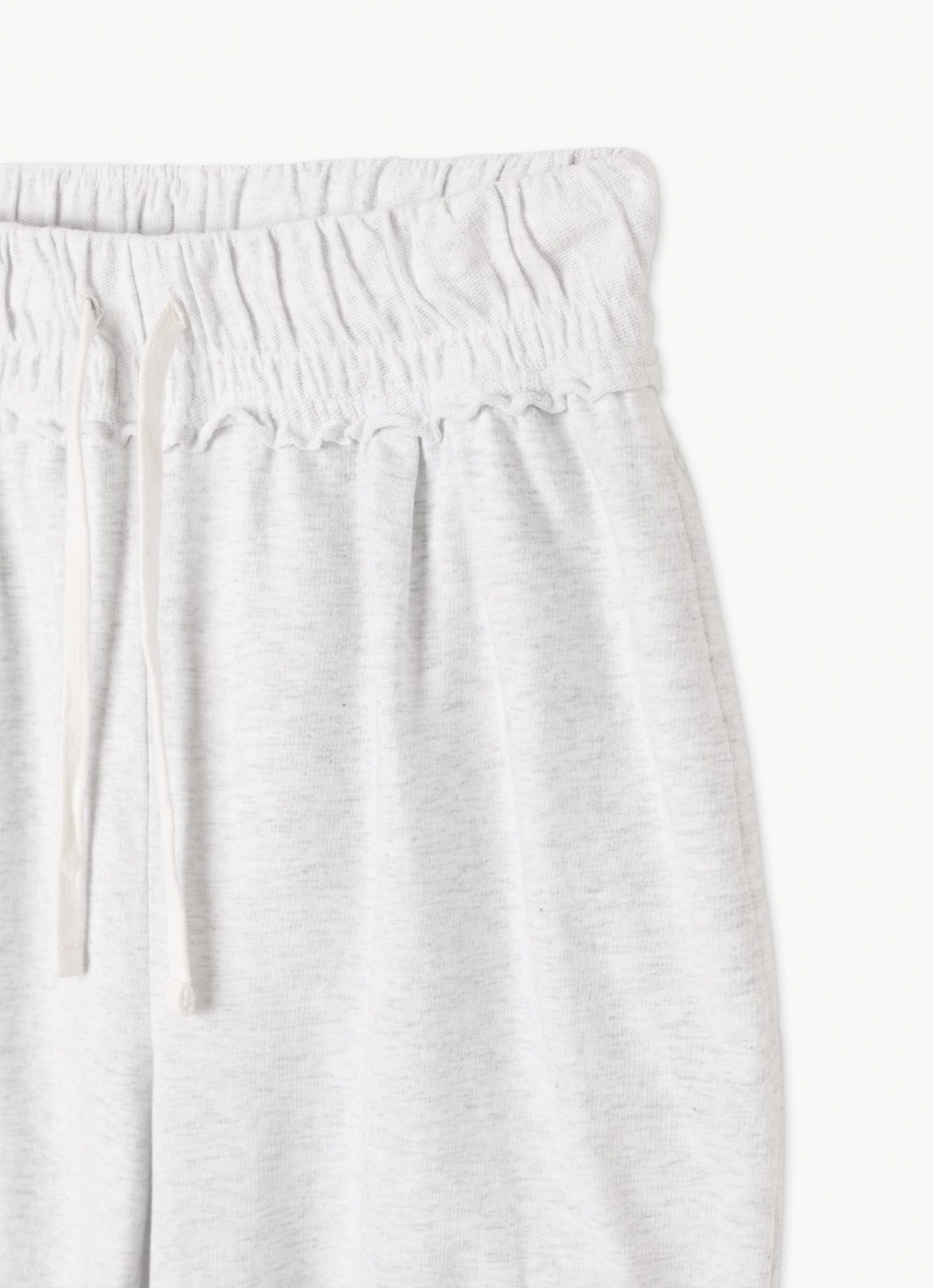 Loopy sweat pants_Melange Grey