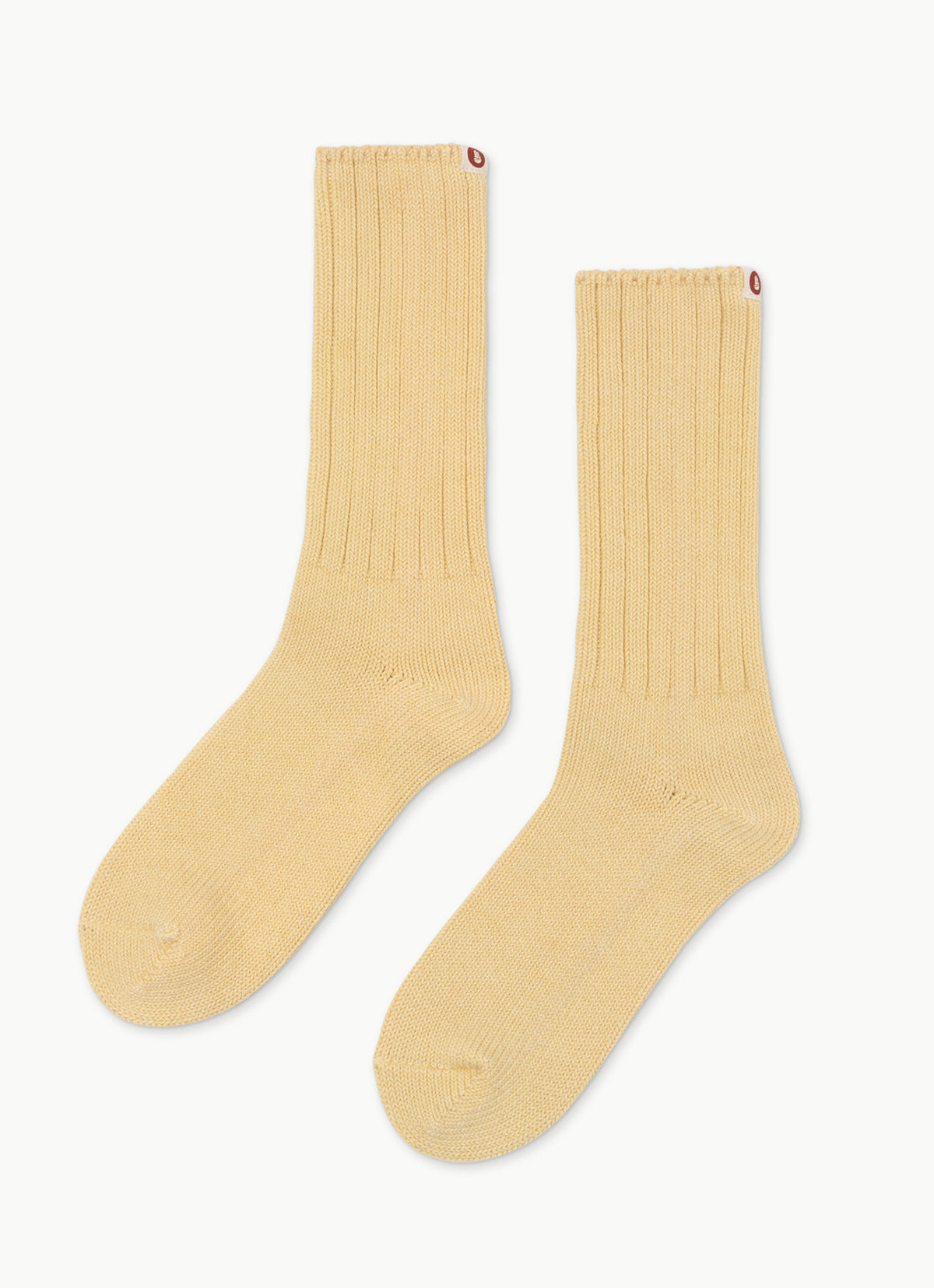 Bulky Rib ankle socks_dyed_Yellow