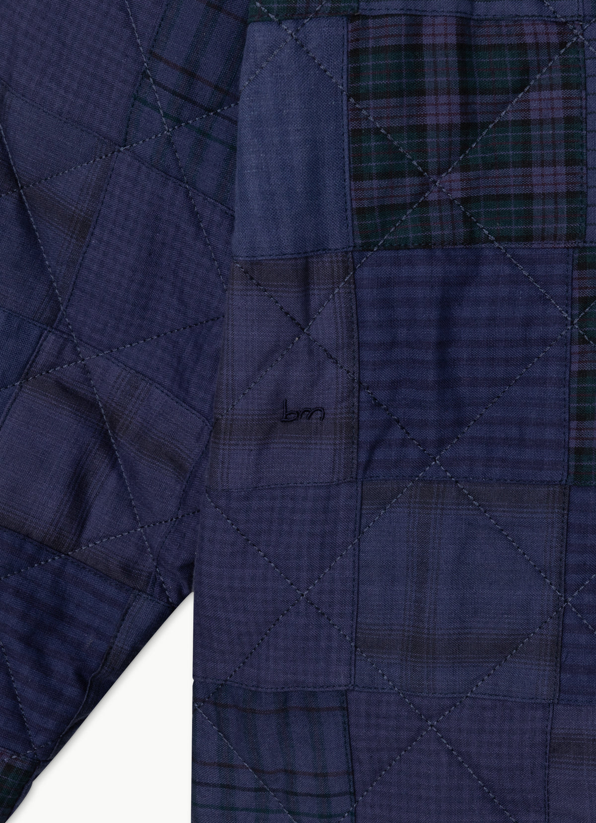 Quilted robe jacket_Multi