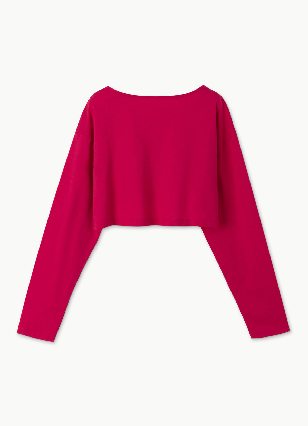 Wide long sleeve crop top_Love Potion