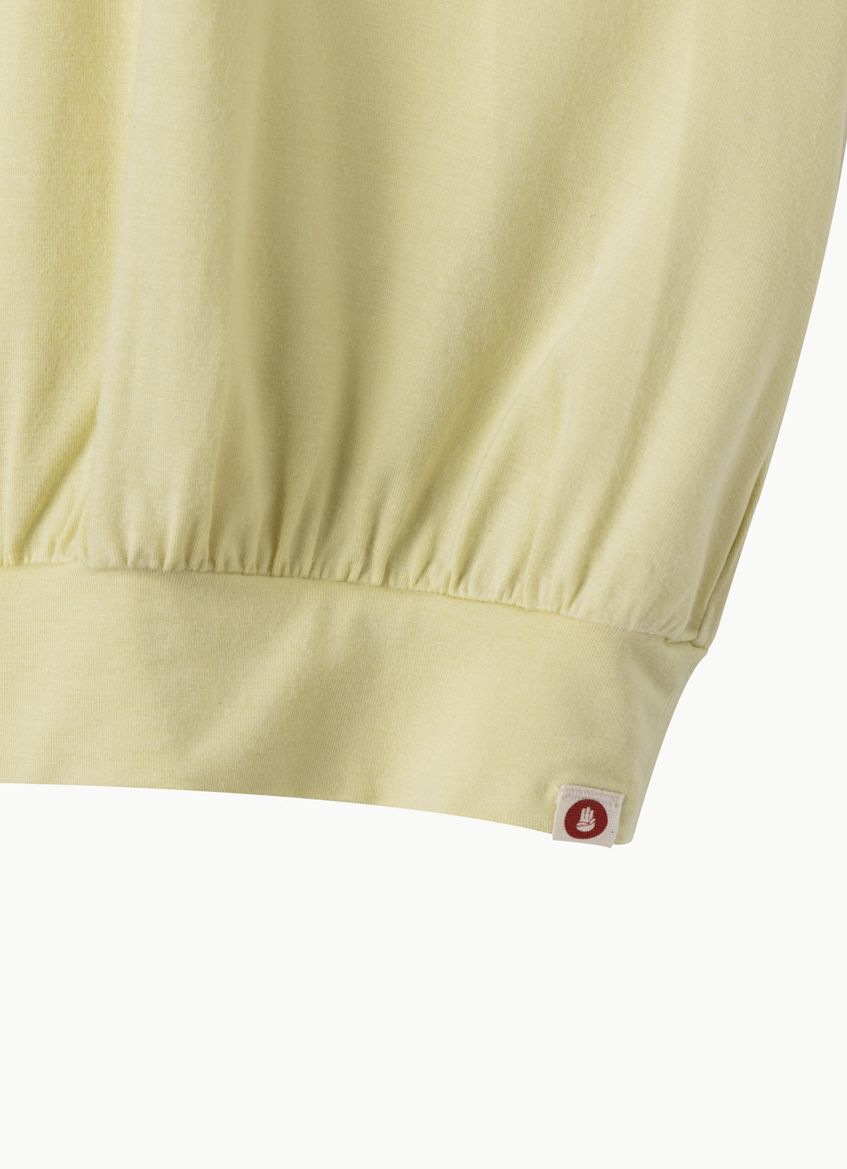 Mock-neck volume tank top_Dusty Yellow