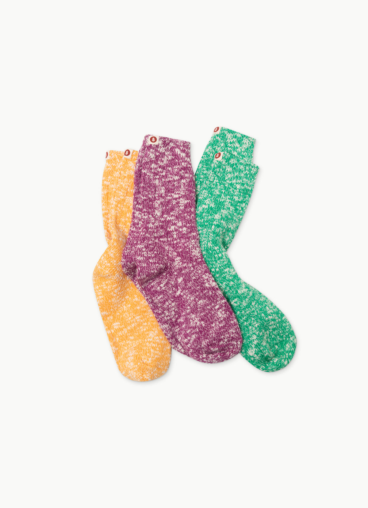 Flake ankle socks_Purple