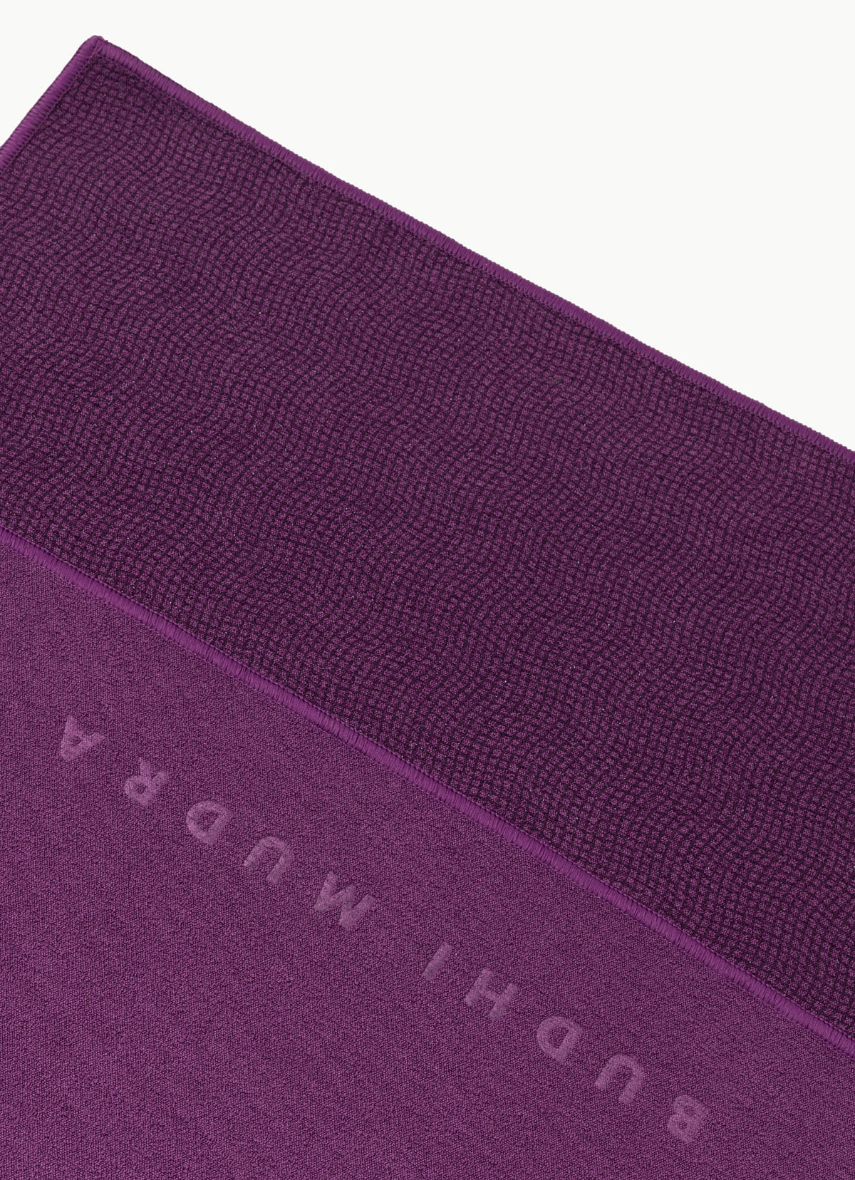Budhi Mudra yoga mat towel #1_Sunset Purple
