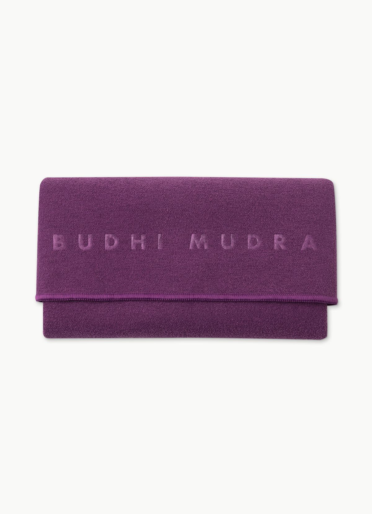 Budhi Mudra yoga mat towel #1_Sunset Purple