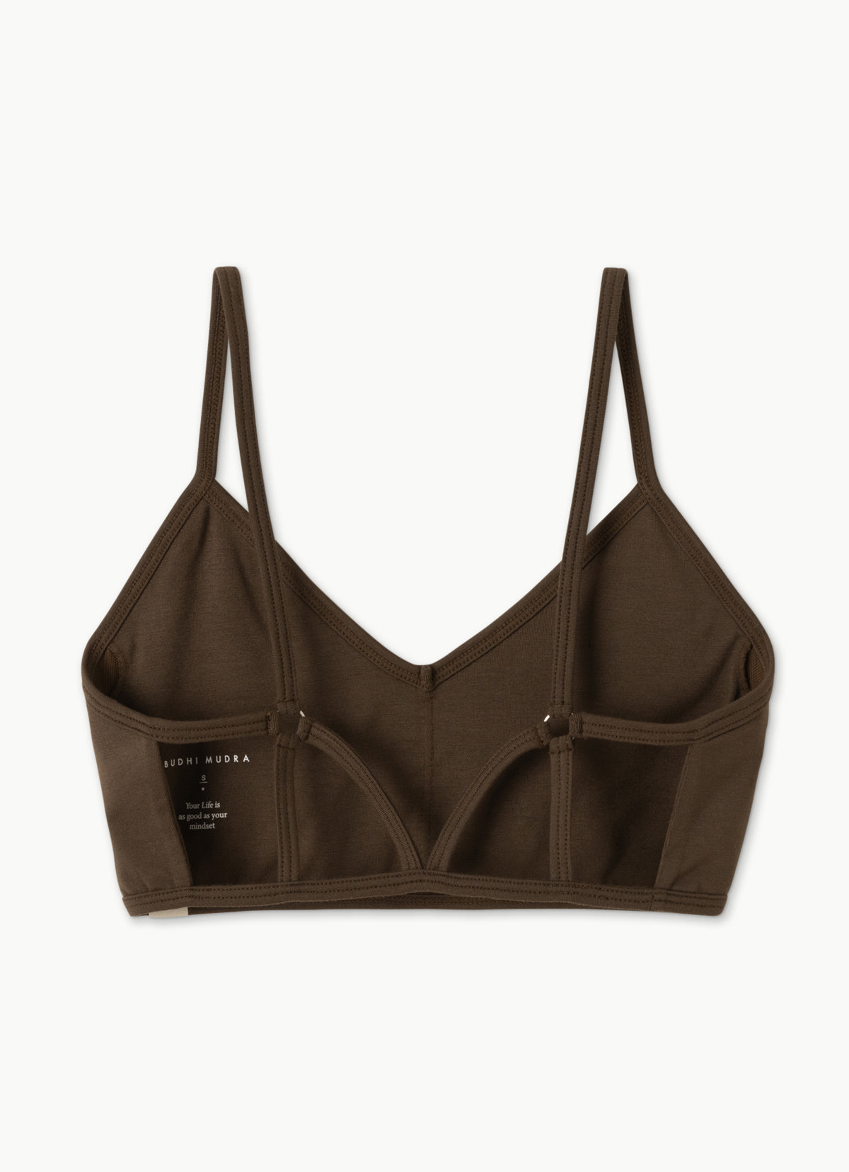 Chevron bra top_Cocoa