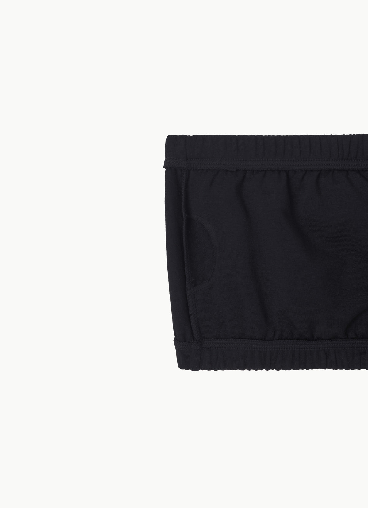 Short tube top_Black