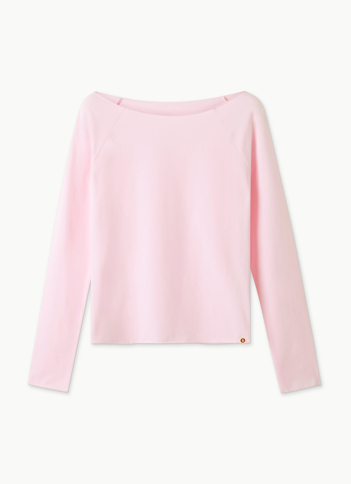 Boat neck long sleeve top_Festival Bloom