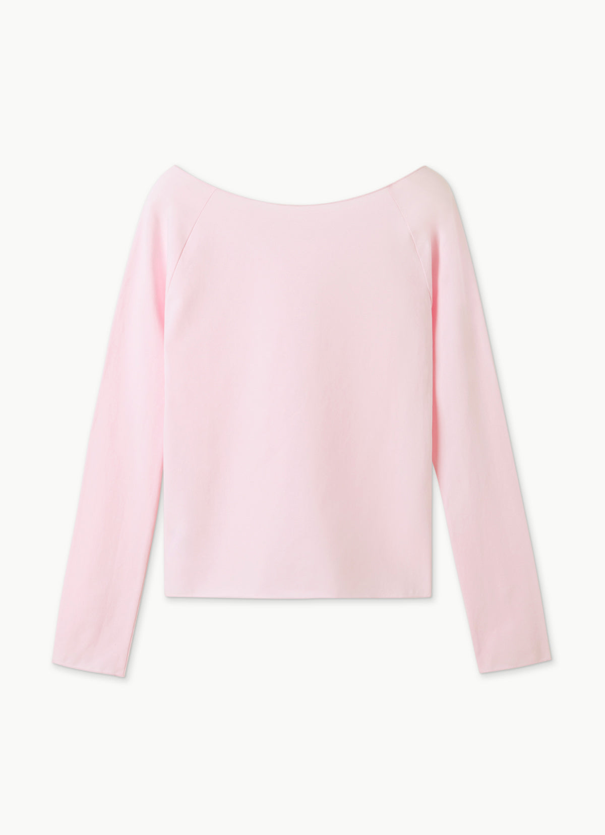 Boat neck long sleeve top_Festival Bloom