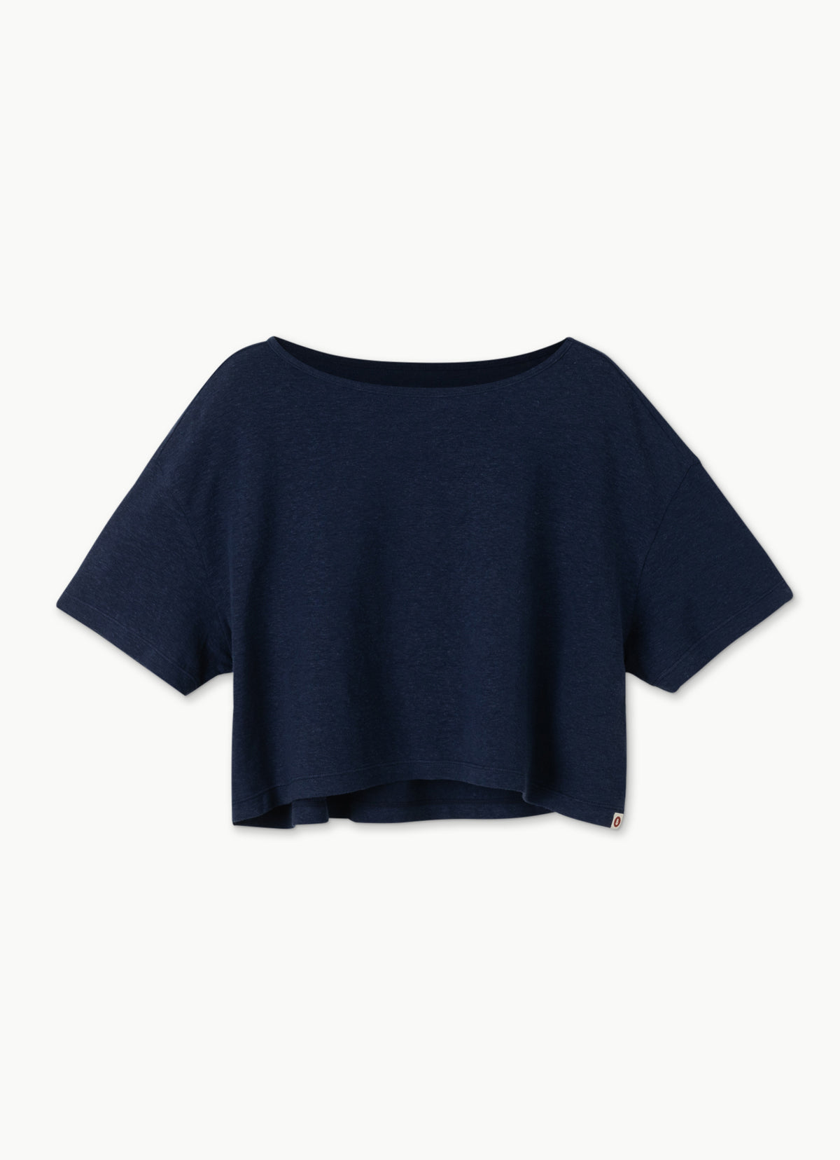 Medio short sleeve (Linen ver.)_Peacoat