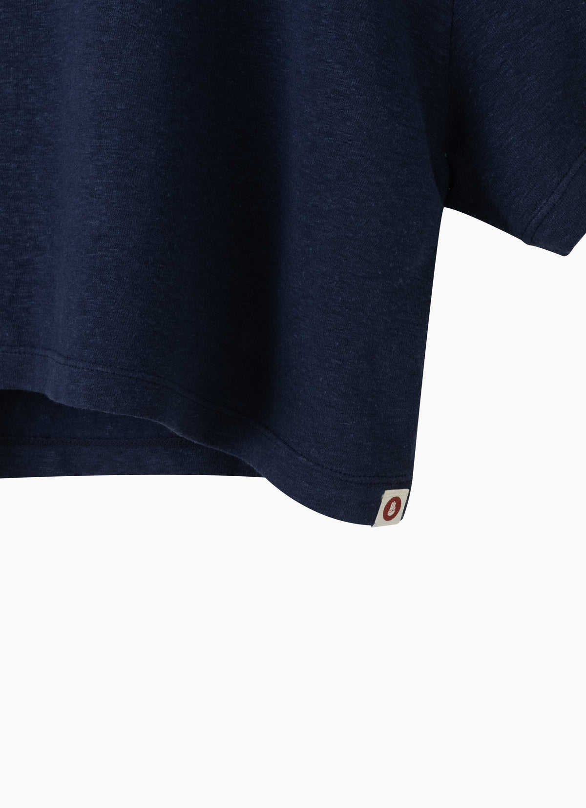 Medio short sleeve (Linen ver.)_Peacoat