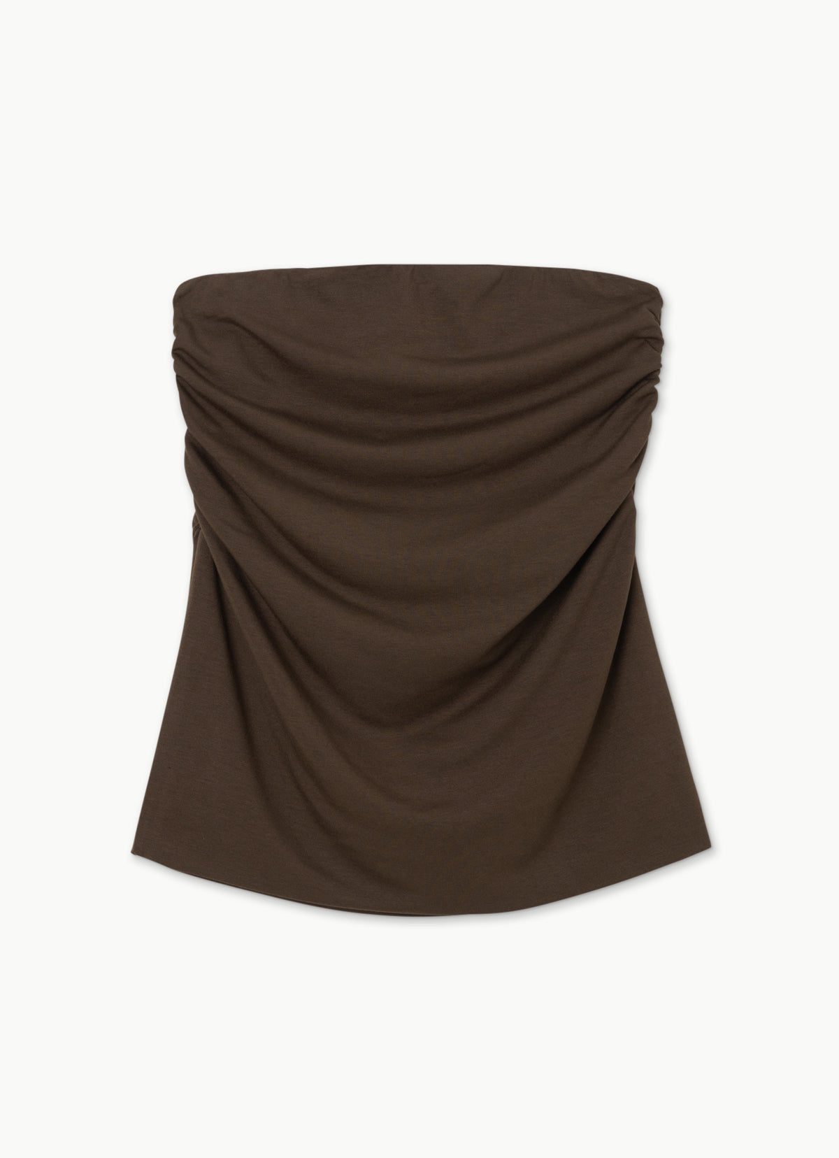 Triple long tube top_Cocoa