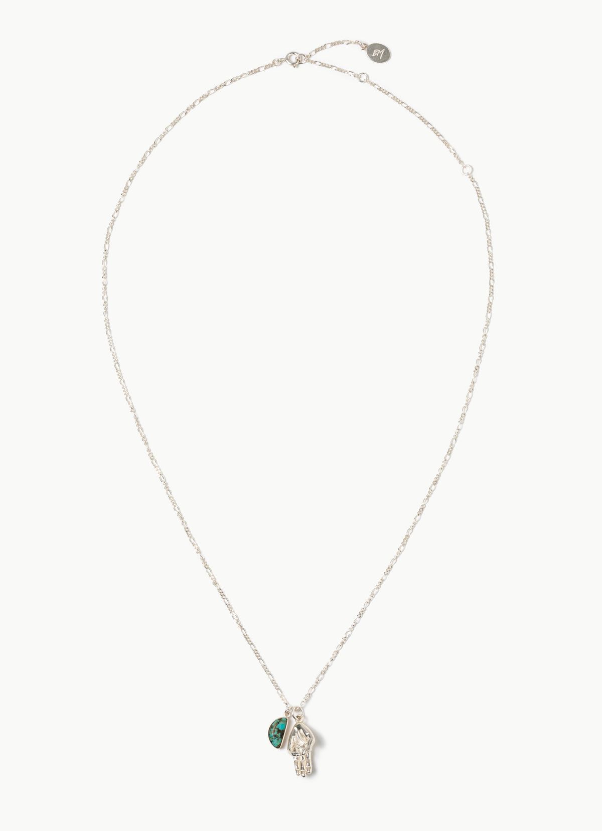 Budhi Mudra Necklace #2_Silver