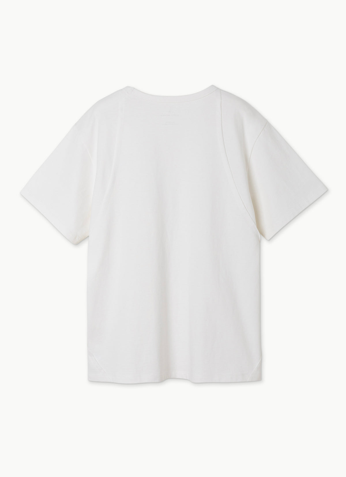 Circle short sleeve (For Men)_White Alyssum