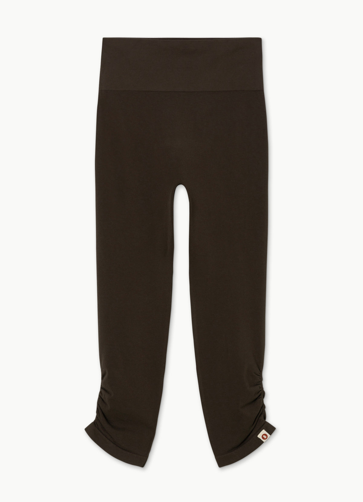 Seamless shirring leggings_Hot Fudge