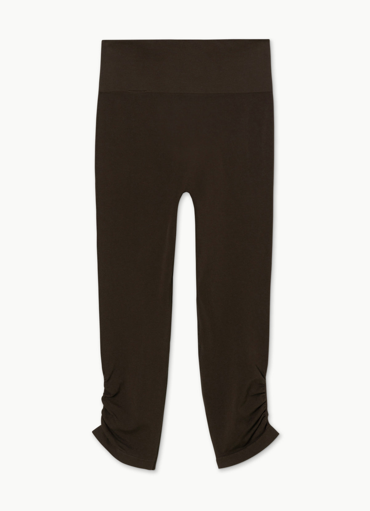 Seamless shirring leggings_Hot Fudge