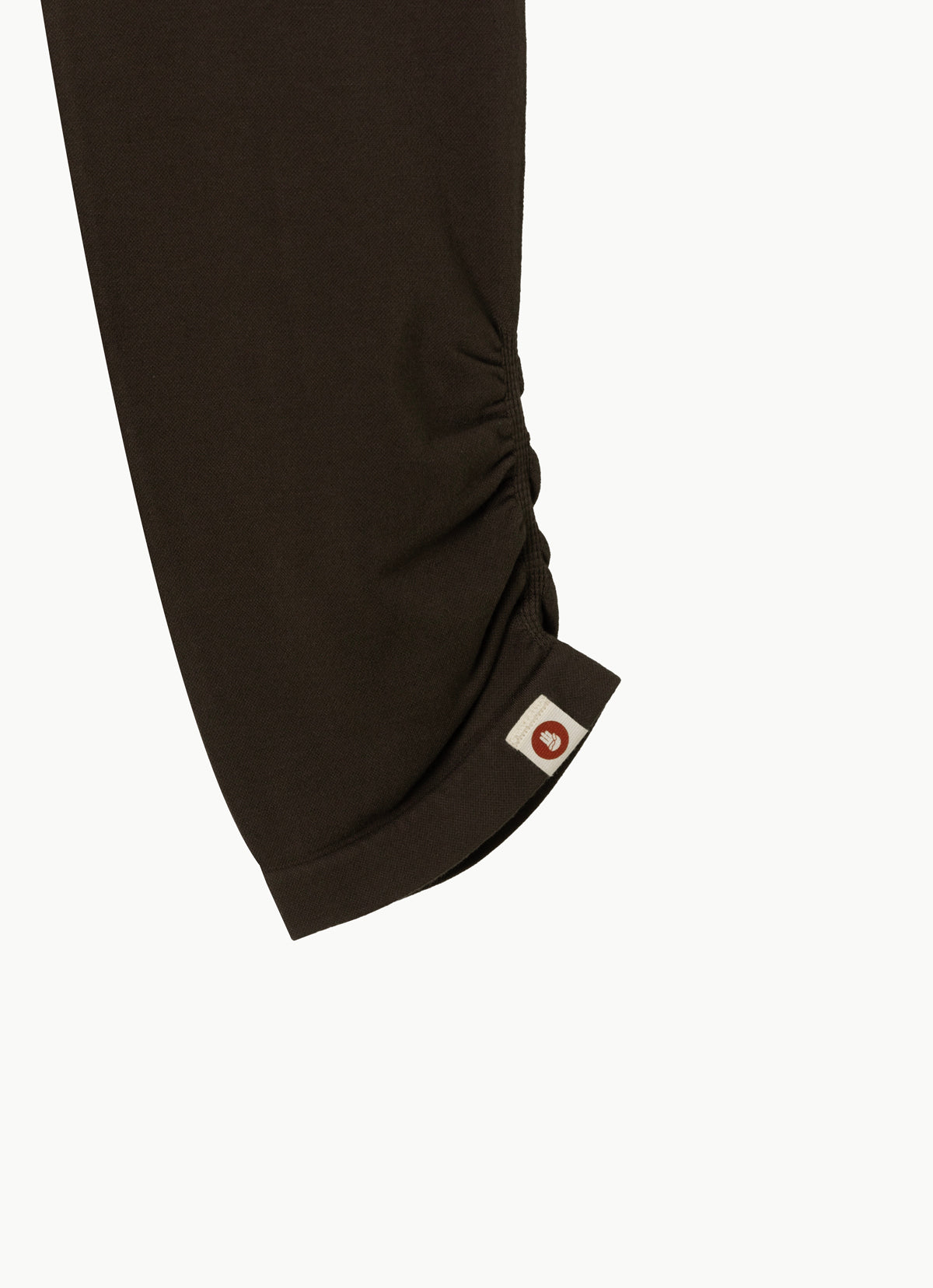 Seamless shirring leggings_Hot Fudge