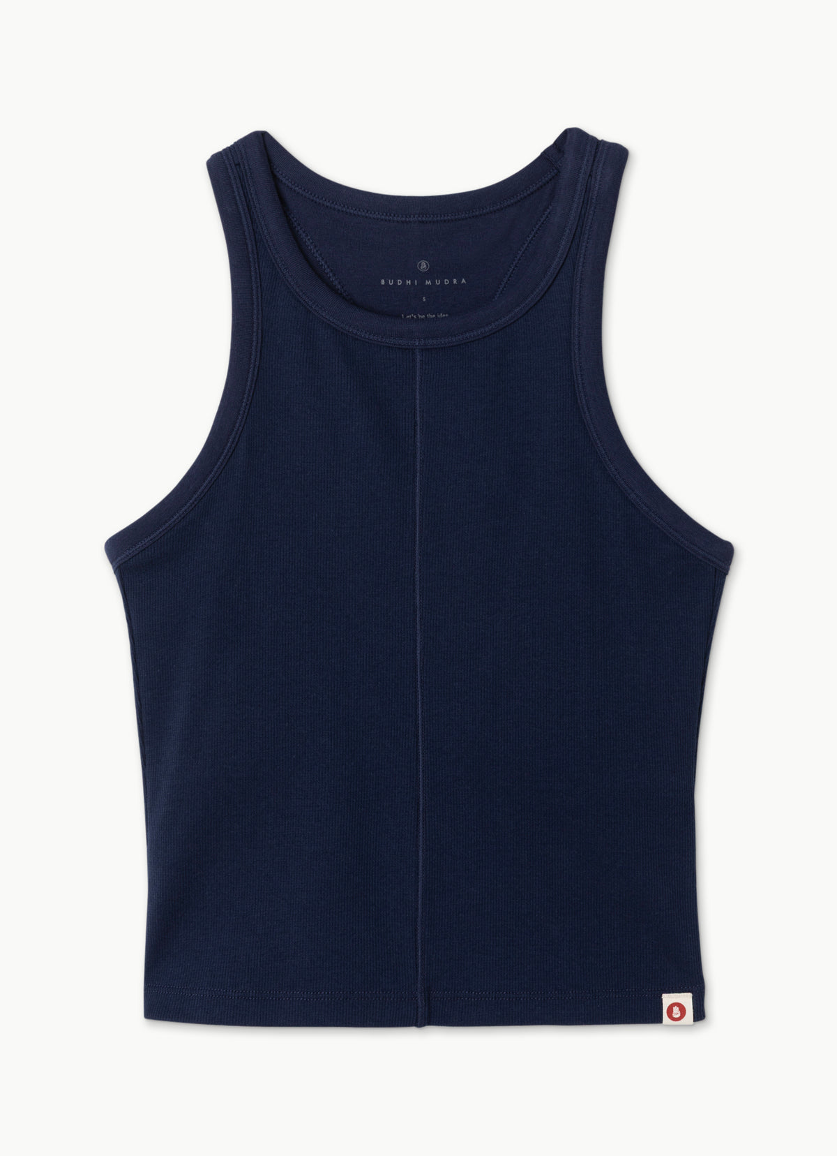 Racer rib tank top_Maritime Blue