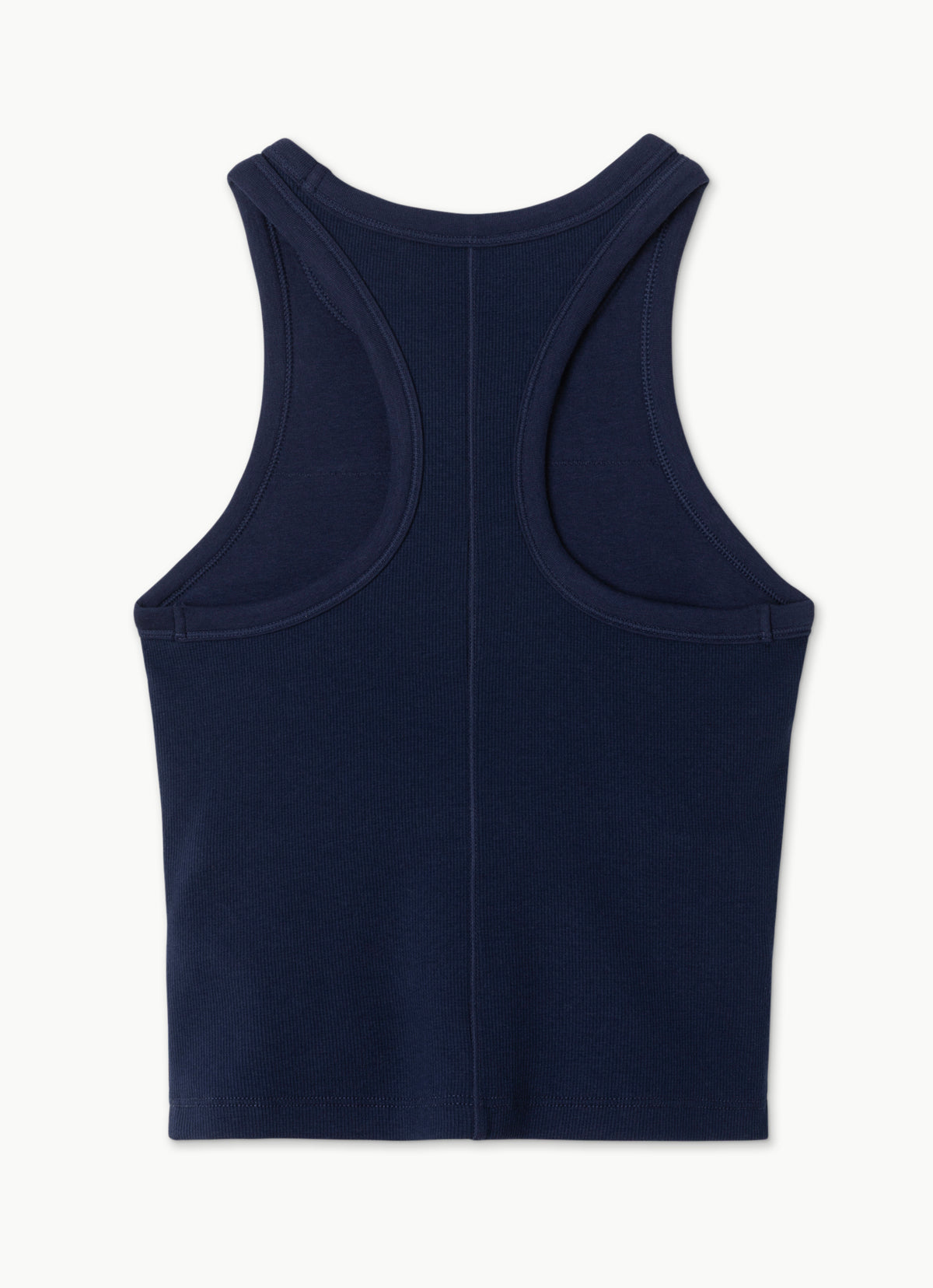 Racer rib tank top_Maritime Blue