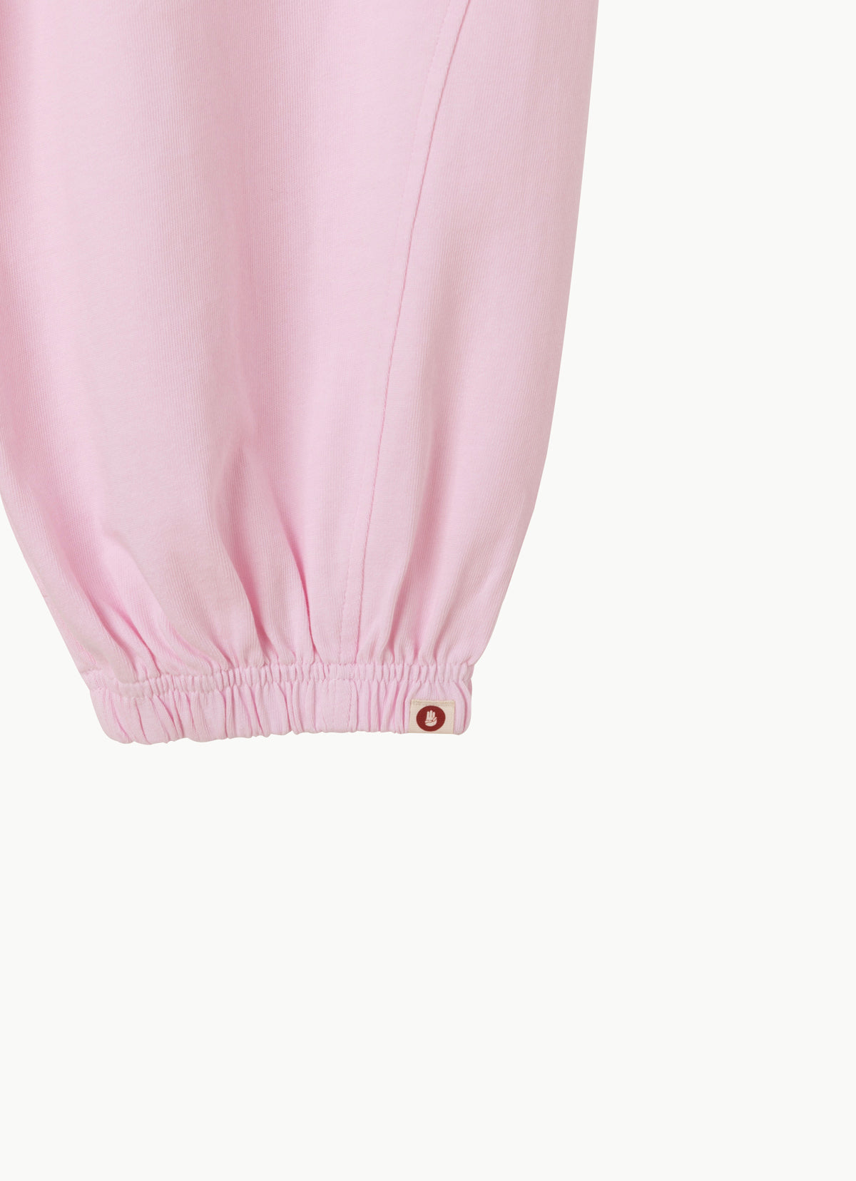 Diagonal jogger pants (Unisex)_Pink Tulle