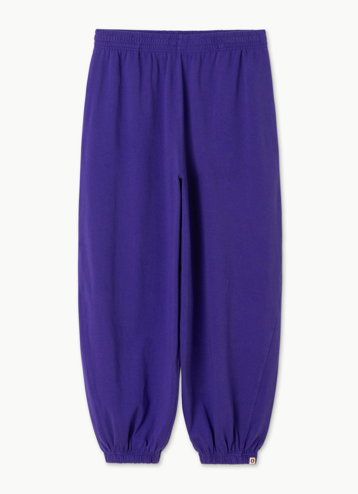 Diagonal jogger pants (Unisex)_Purple
