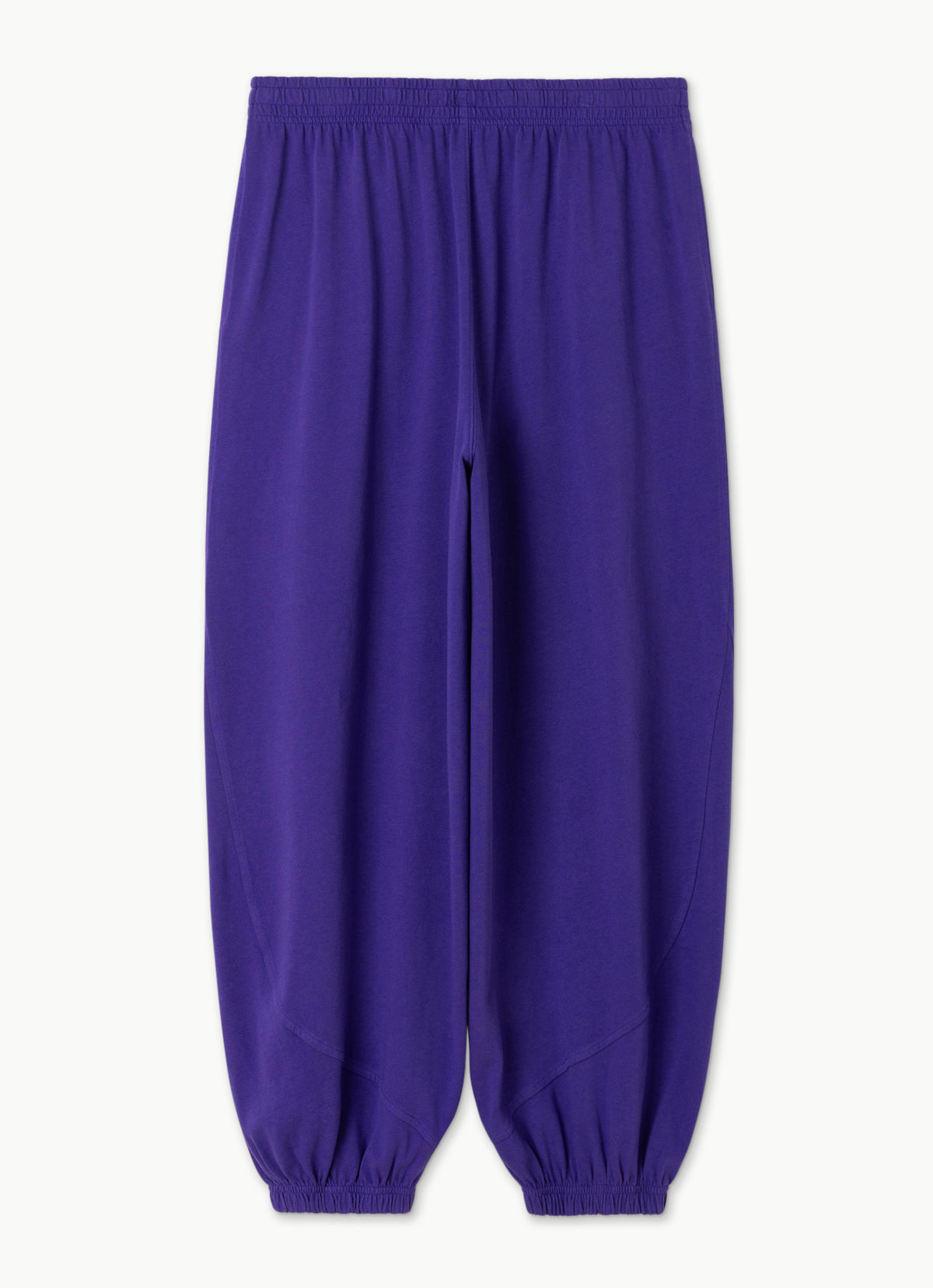 Diagonal jogger pants (Unisex)_Purple