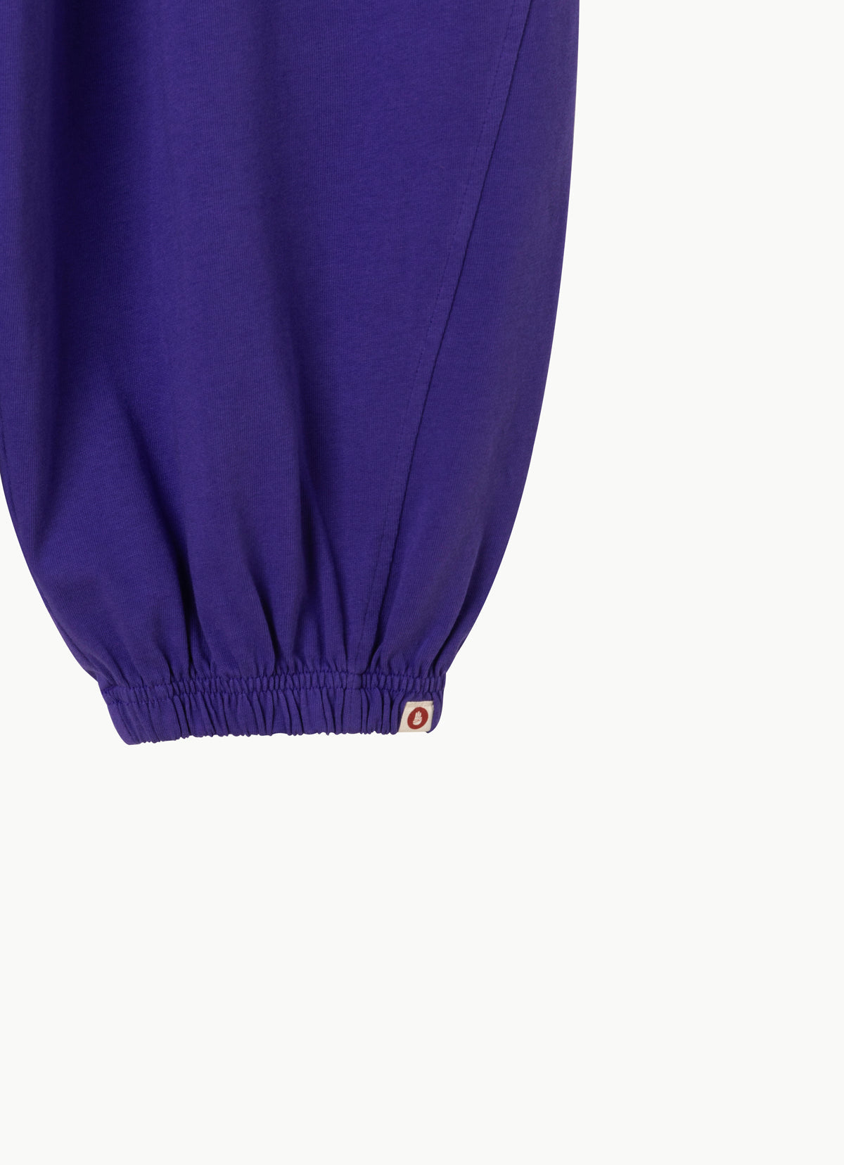 Diagonal jogger pants (Unisex)_Purple
