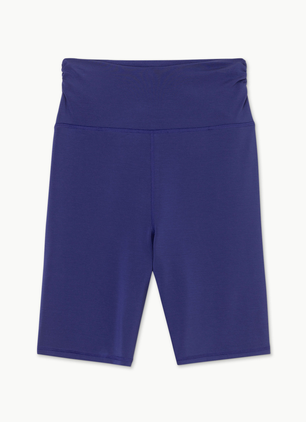 Shirring biker shorts_Spectrum Blue