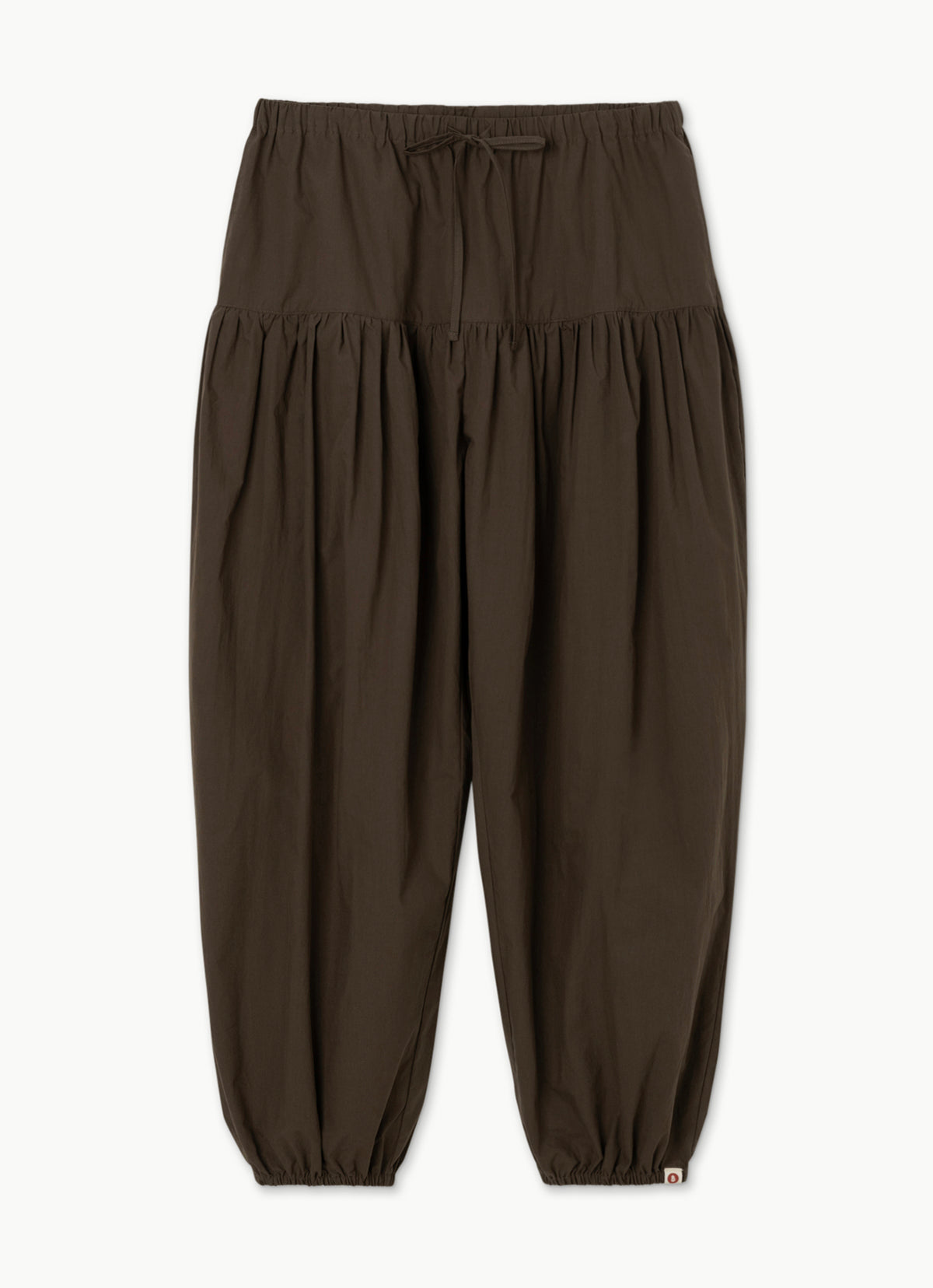 Volume long pants_Brown