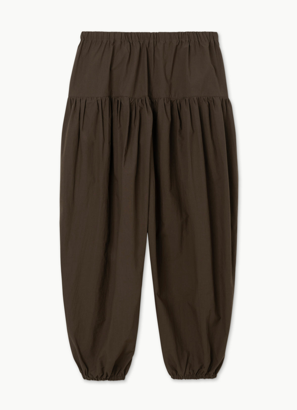Volume long pants_Brown