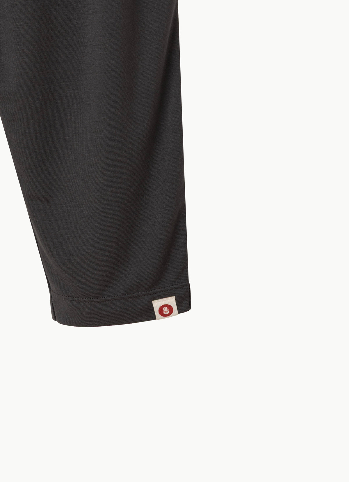 Shirring crop pants_Turkish Coffee