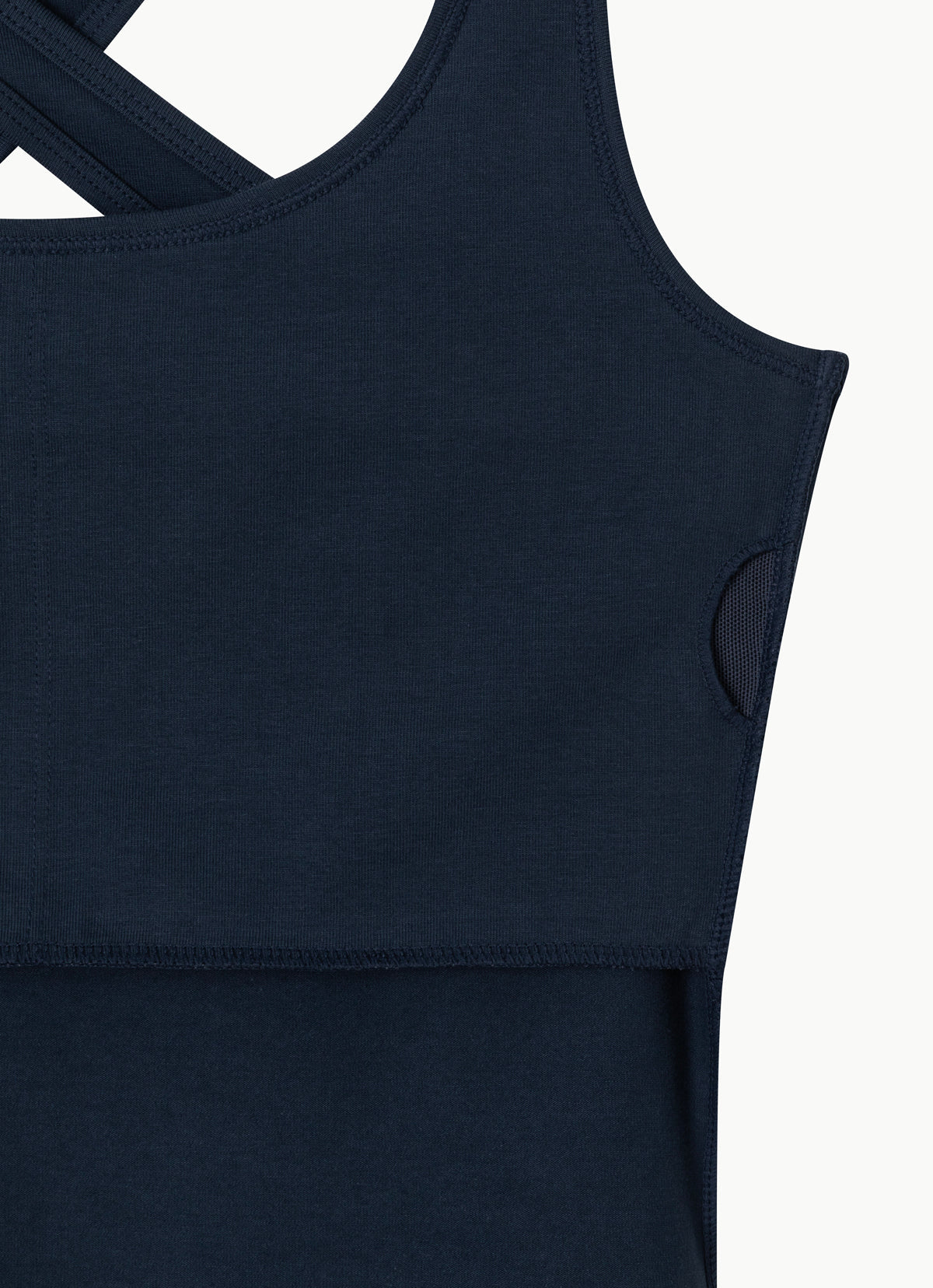 Crossover short jumpsuit_Sea storm