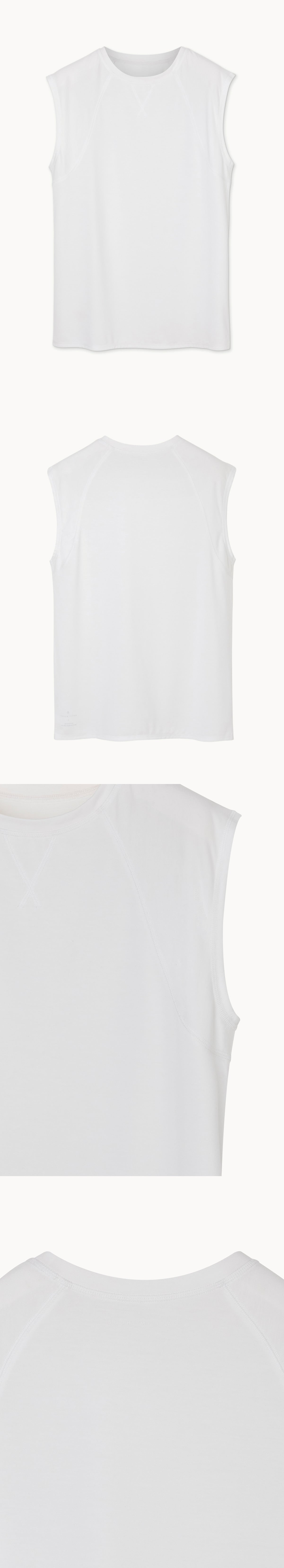 Knoll sleeveless #2 (Unisex)_White