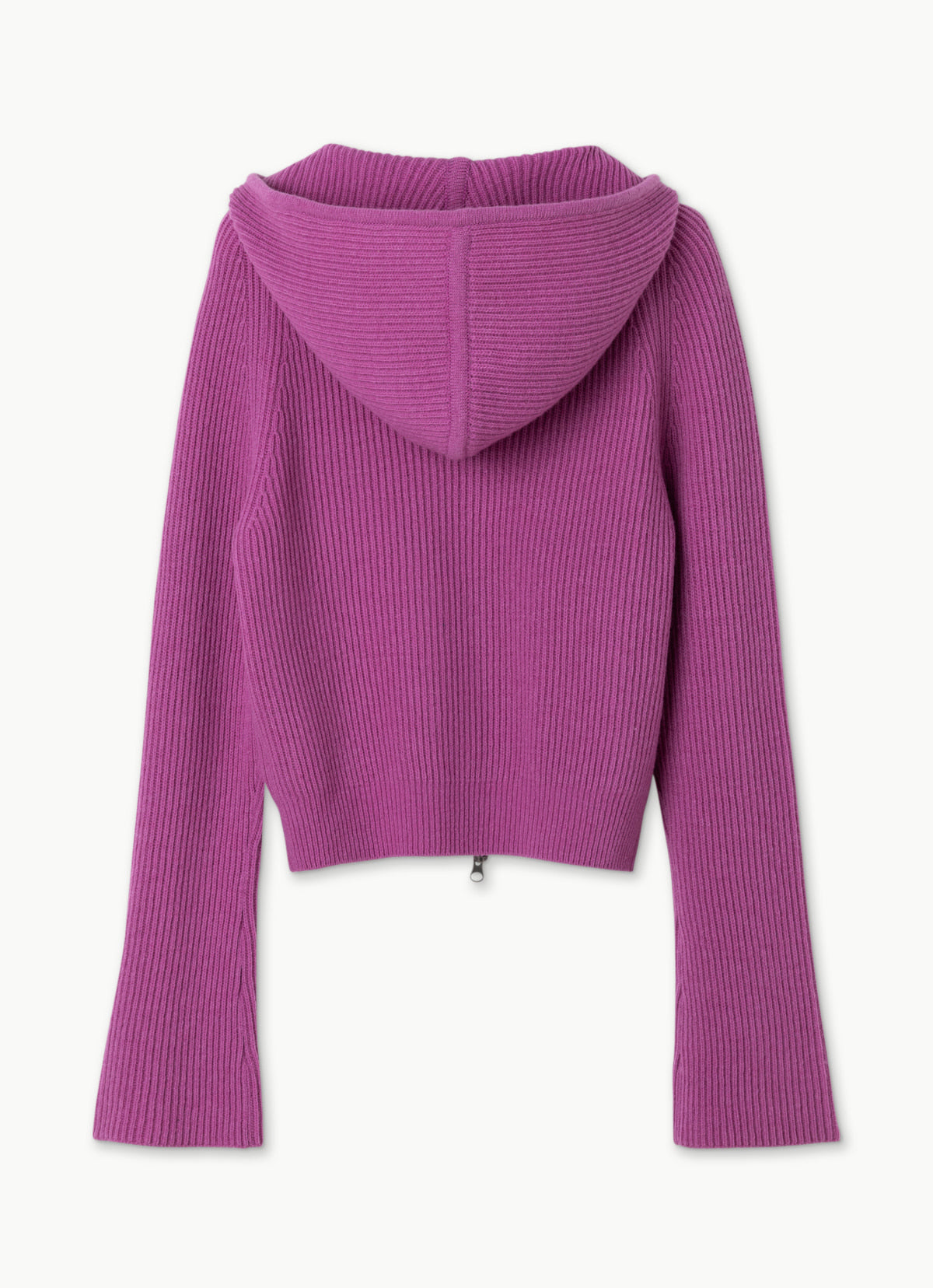 Belle hood cardigan_Dahlia Mauve