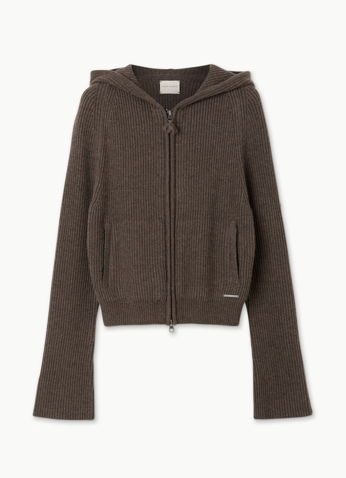 Belle hood cardigan_Chocolate Chip