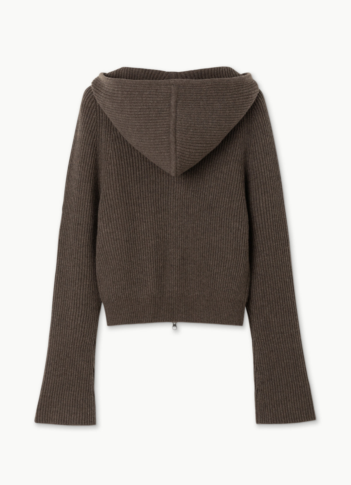 Belle hood cardigan_Chocolate Chip