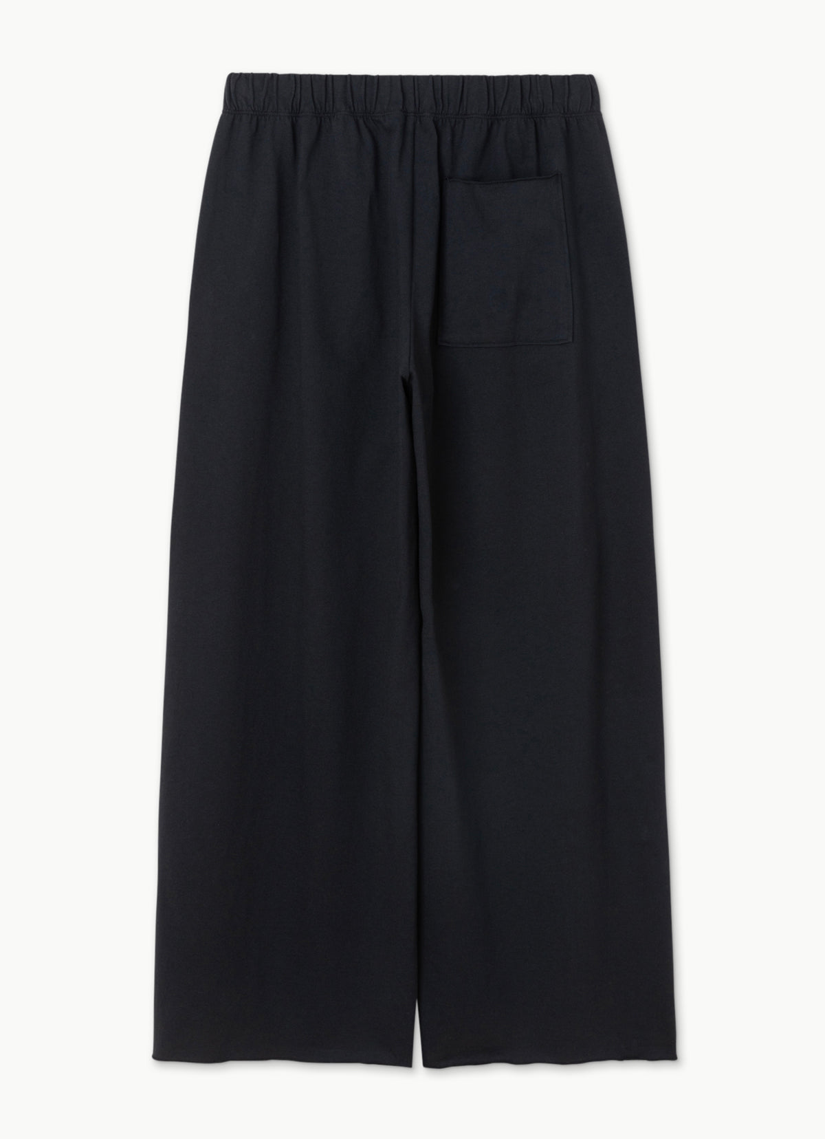 Hole wide pants_Black
