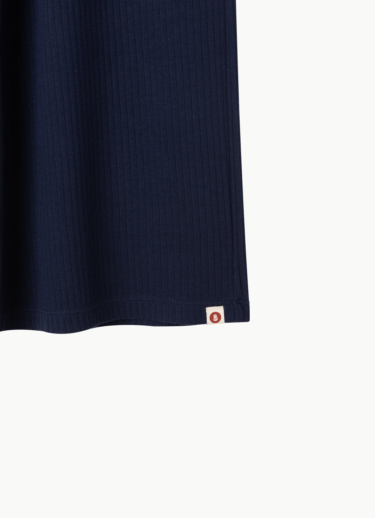 Wide rib straight pants_Evening Blue