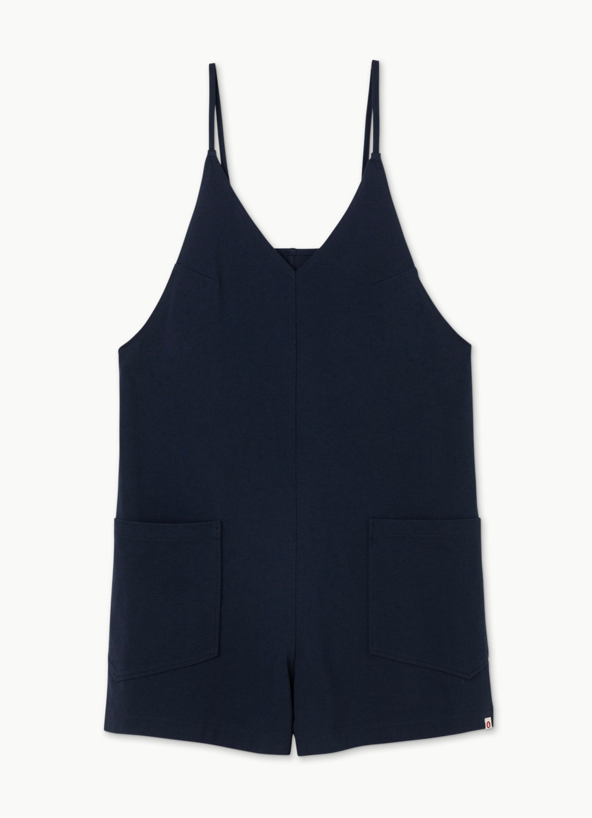 Tied pocket romper_Dark Sapphire